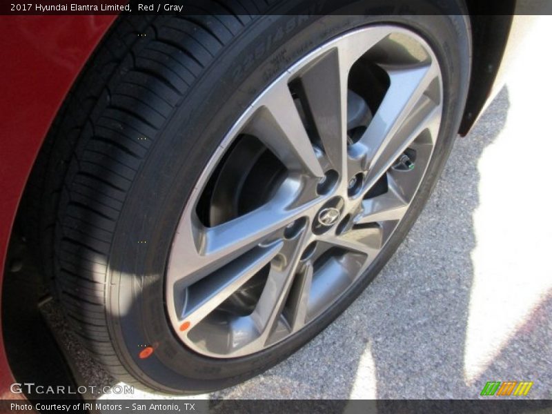 Red / Gray 2017 Hyundai Elantra Limited