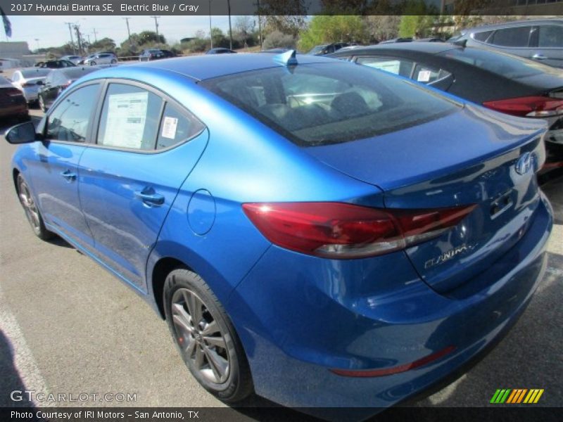 Electric Blue / Gray 2017 Hyundai Elantra SE