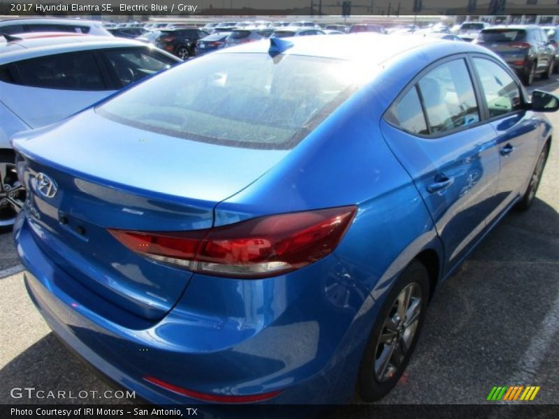 Electric Blue / Gray 2017 Hyundai Elantra SE