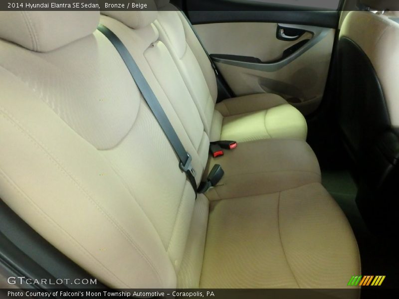 Bronze / Beige 2014 Hyundai Elantra SE Sedan