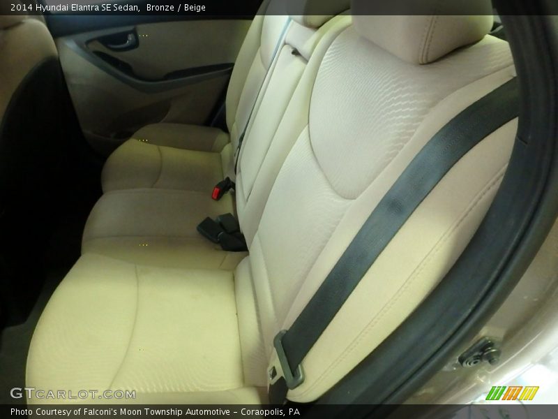 Bronze / Beige 2014 Hyundai Elantra SE Sedan