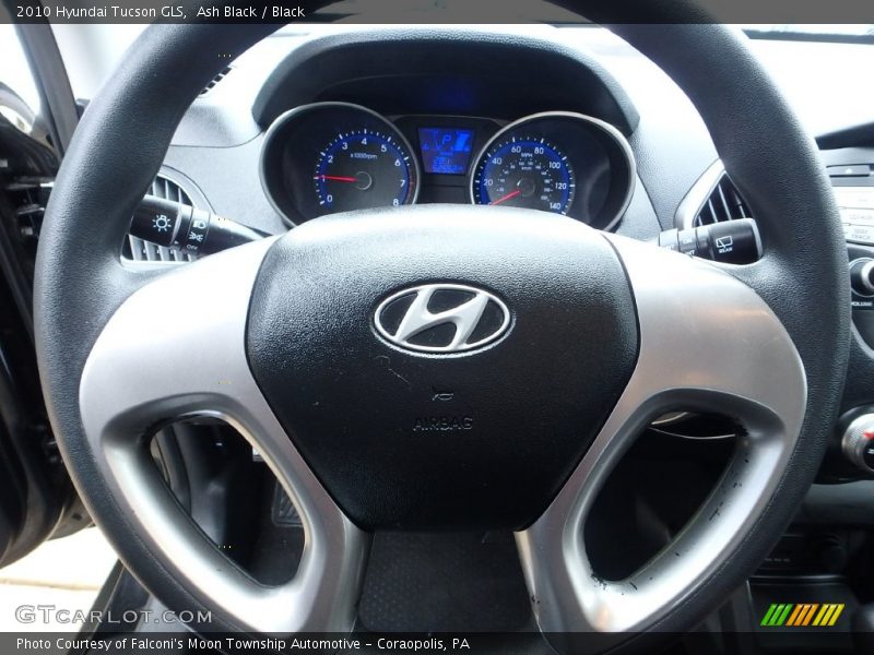 Ash Black / Black 2010 Hyundai Tucson GLS