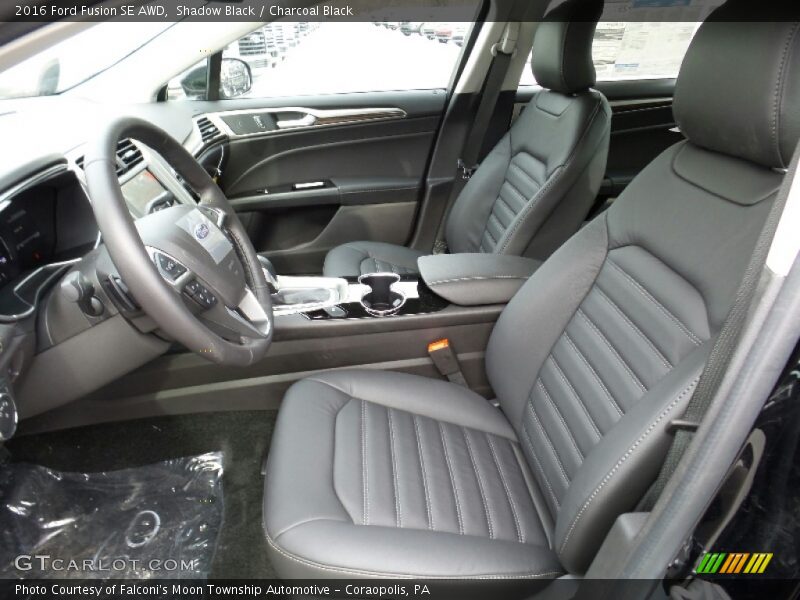 Shadow Black / Charcoal Black 2016 Ford Fusion SE AWD