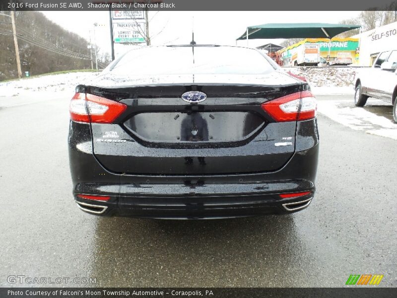 Shadow Black / Charcoal Black 2016 Ford Fusion SE AWD