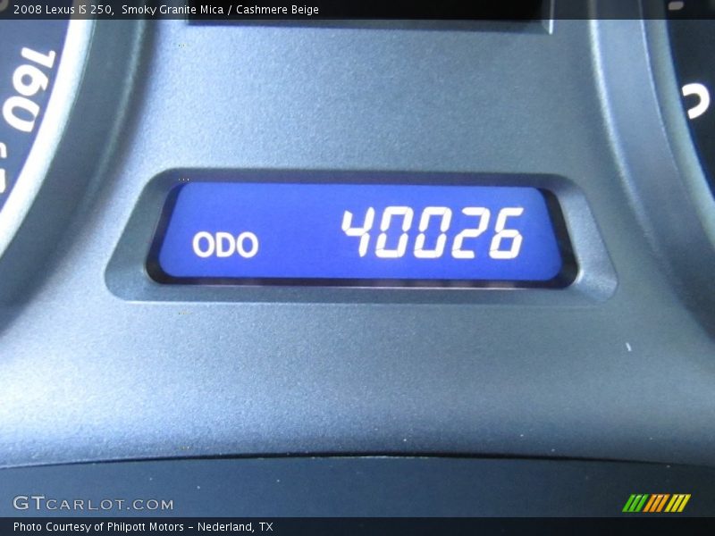 Smoky Granite Mica / Cashmere Beige 2008 Lexus IS 250