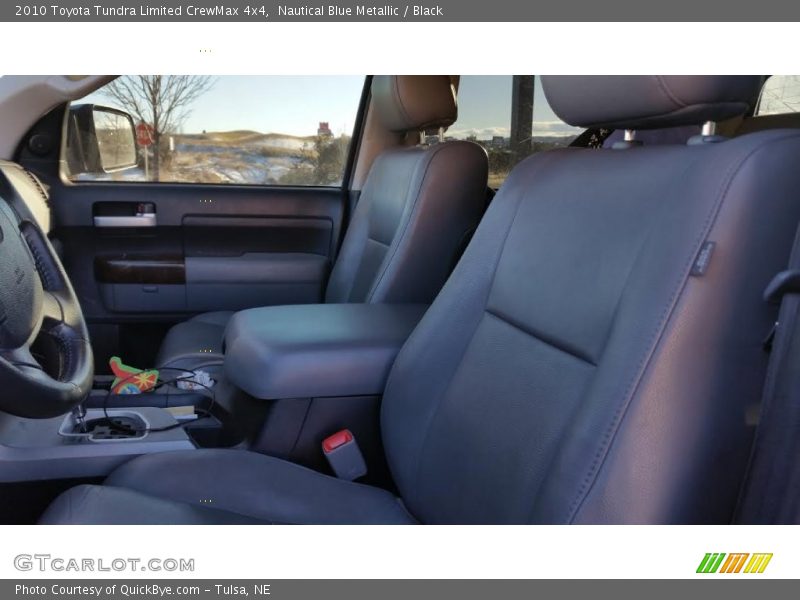 Nautical Blue Metallic / Black 2010 Toyota Tundra Limited CrewMax 4x4