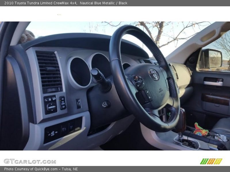 Nautical Blue Metallic / Black 2010 Toyota Tundra Limited CrewMax 4x4