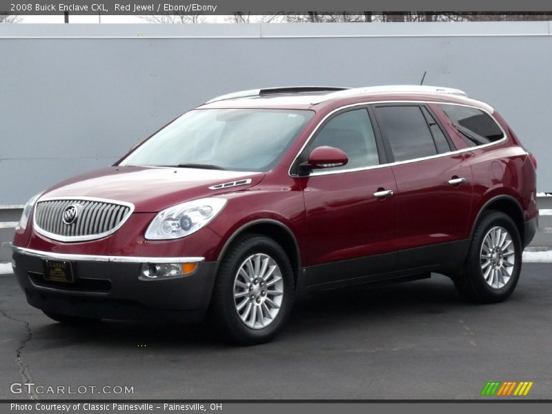 Red Jewel / Ebony/Ebony 2008 Buick Enclave CXL