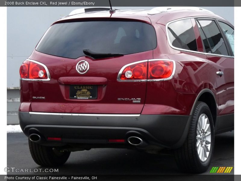Red Jewel / Ebony/Ebony 2008 Buick Enclave CXL