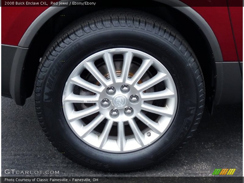 Red Jewel / Ebony/Ebony 2008 Buick Enclave CXL