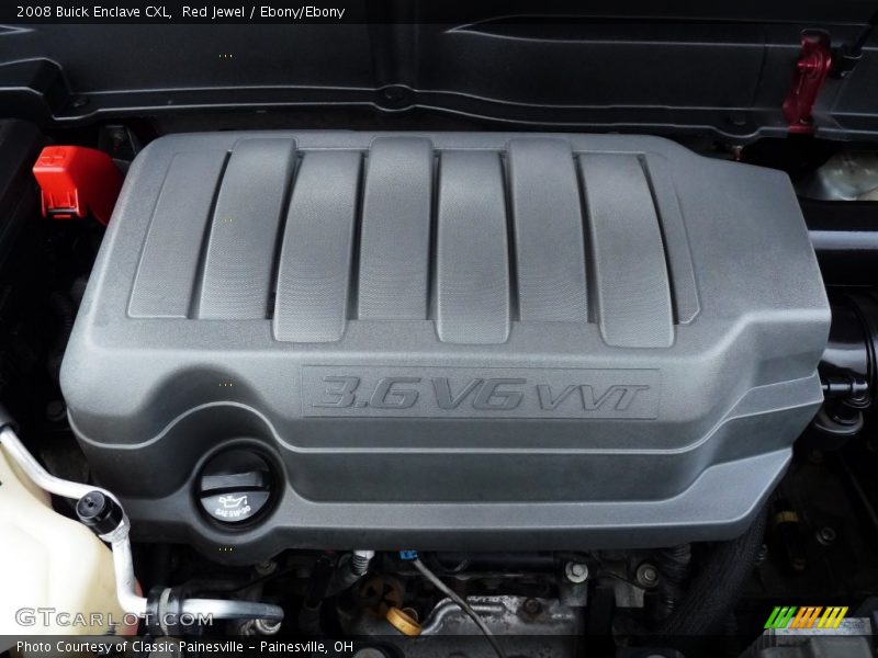 Red Jewel / Ebony/Ebony 2008 Buick Enclave CXL