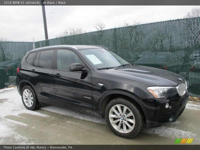 Jet Black / Black 2016 BMW X3 xDrive28i