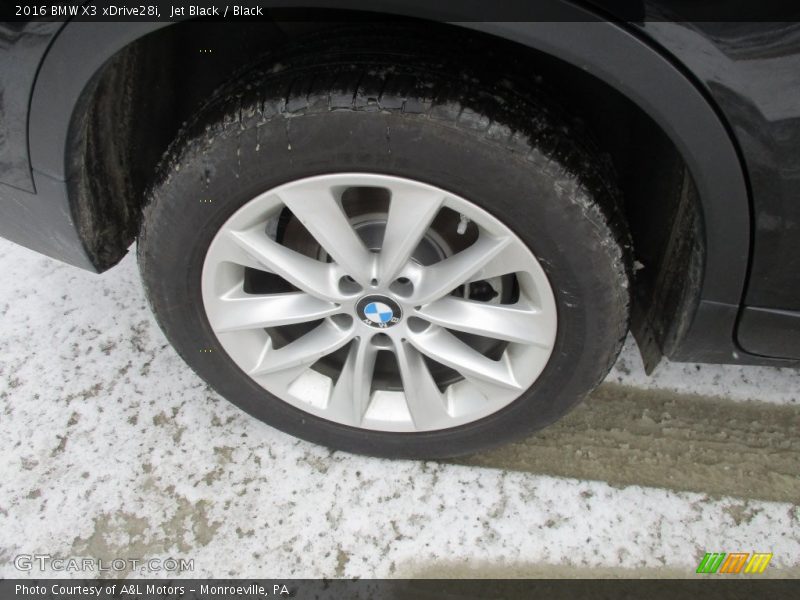Jet Black / Black 2016 BMW X3 xDrive28i
