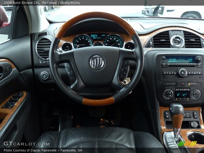 Red Jewel / Ebony/Ebony 2008 Buick Enclave CXL