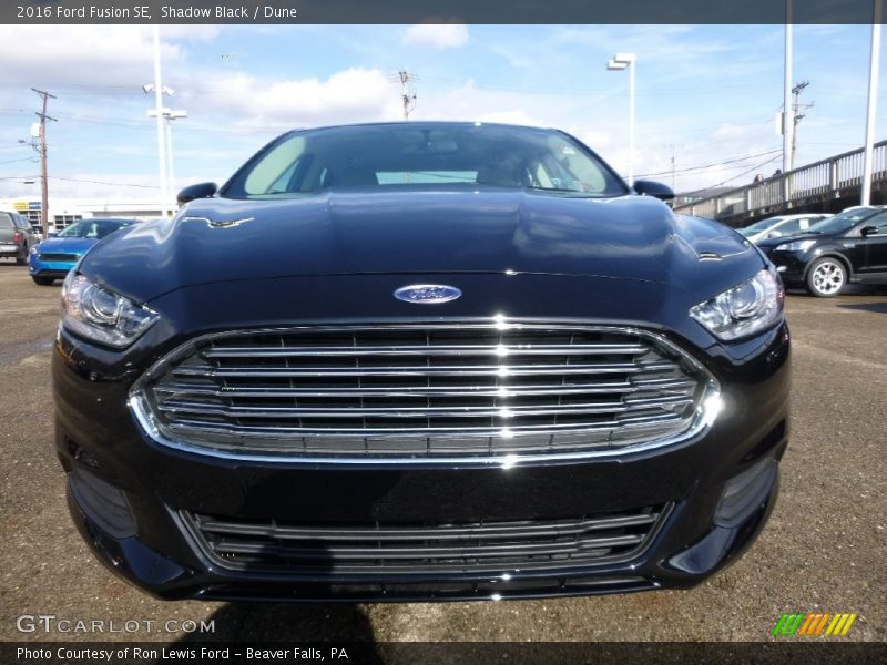 Shadow Black / Dune 2016 Ford Fusion SE