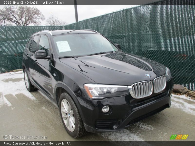 Jet Black / Black 2016 BMW X3 xDrive28i