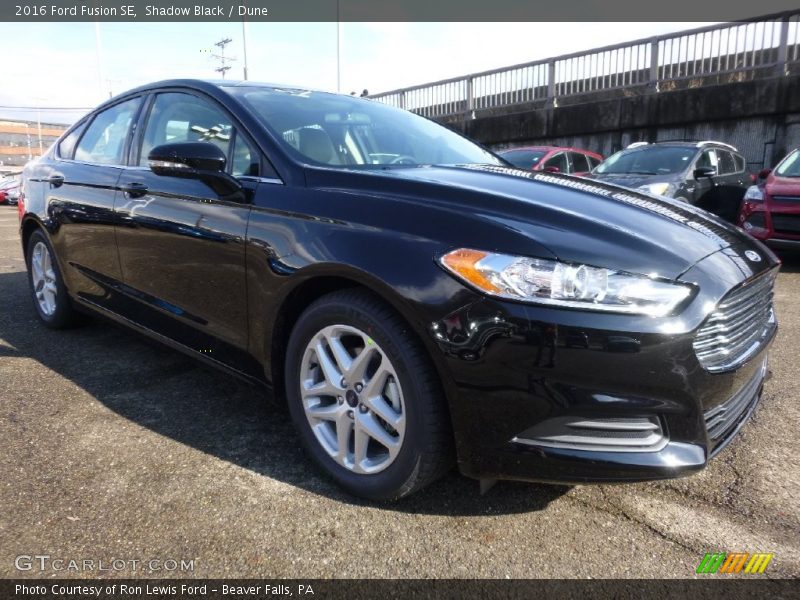 Shadow Black / Dune 2016 Ford Fusion SE