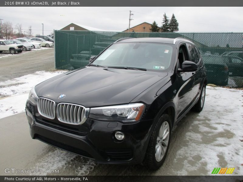 Jet Black / Black 2016 BMW X3 xDrive28i