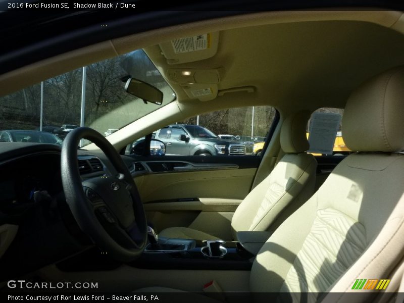 Shadow Black / Dune 2016 Ford Fusion SE