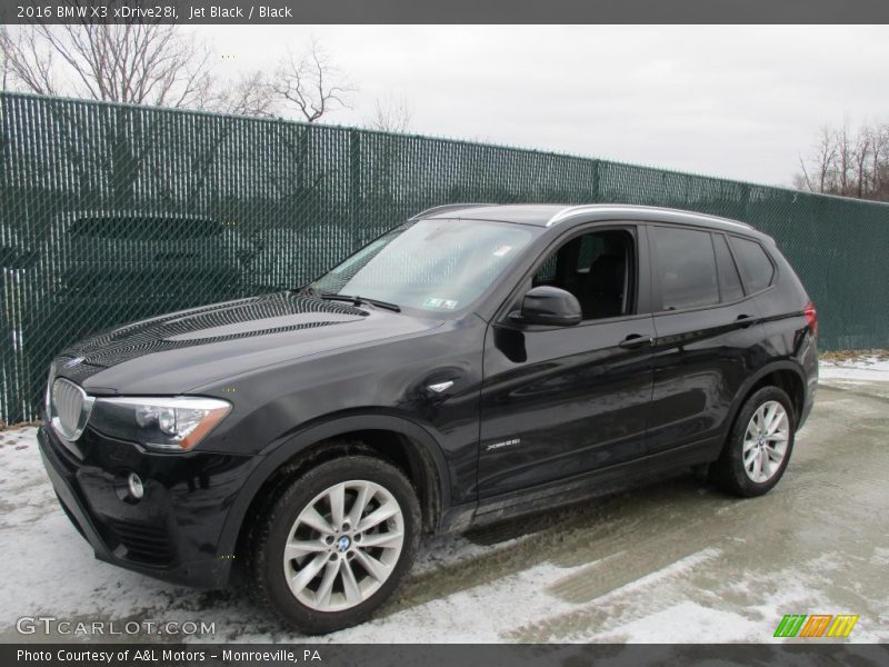 Jet Black / Black 2016 BMW X3 xDrive28i