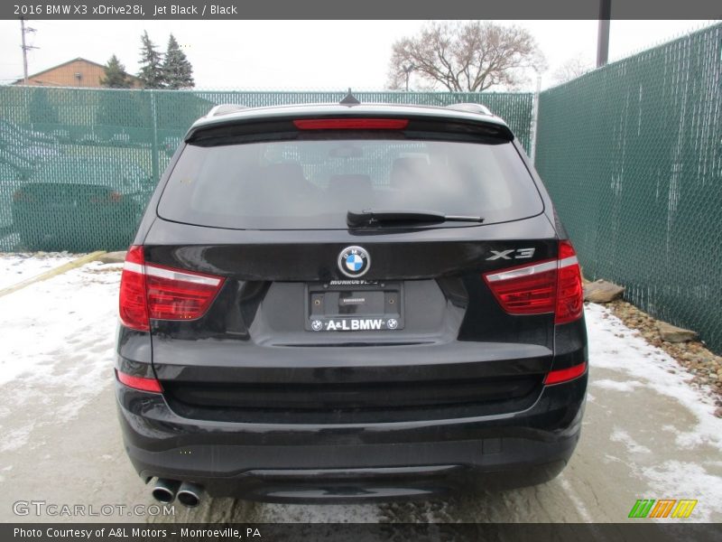 Jet Black / Black 2016 BMW X3 xDrive28i