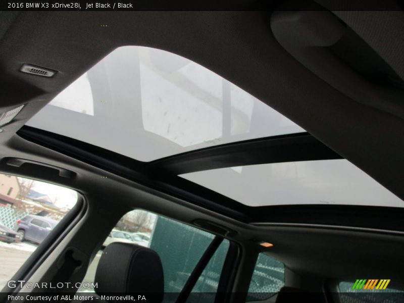 Jet Black / Black 2016 BMW X3 xDrive28i