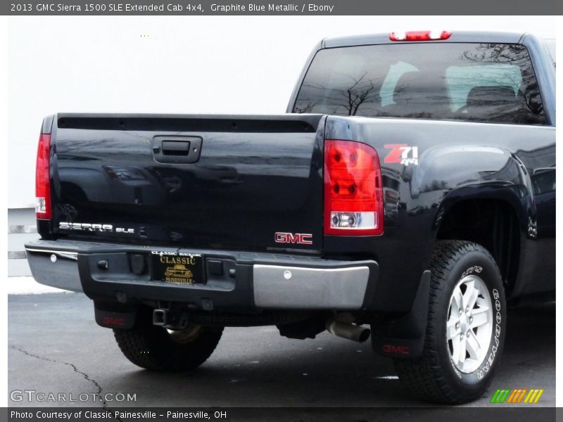 Graphite Blue Metallic / Ebony 2013 GMC Sierra 1500 SLE Extended Cab 4x4
