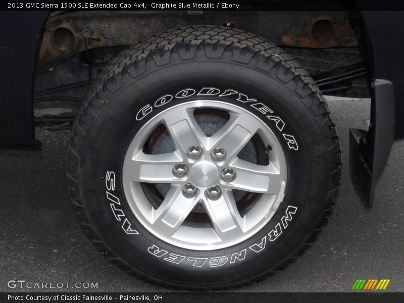 Graphite Blue Metallic / Ebony 2013 GMC Sierra 1500 SLE Extended Cab 4x4