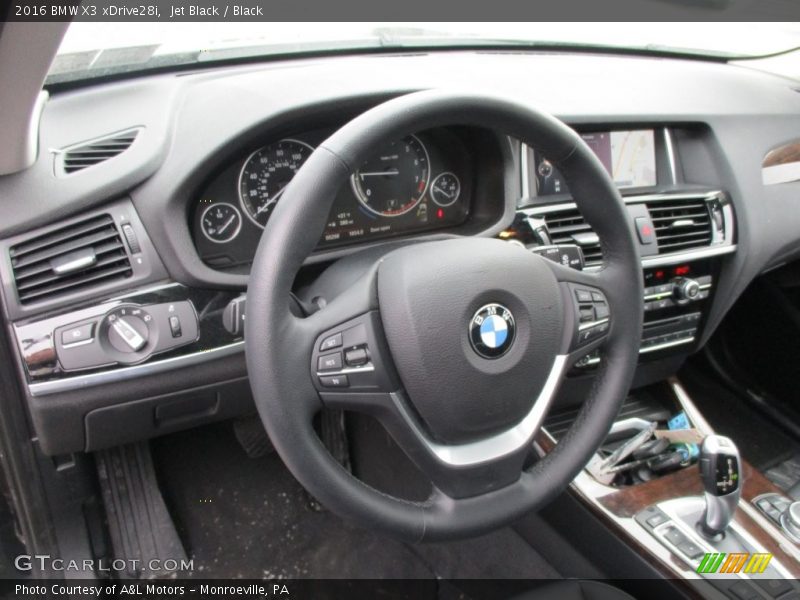 Jet Black / Black 2016 BMW X3 xDrive28i
