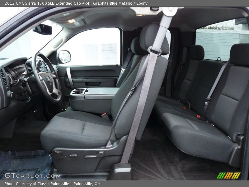 Graphite Blue Metallic / Ebony 2013 GMC Sierra 1500 SLE Extended Cab 4x4