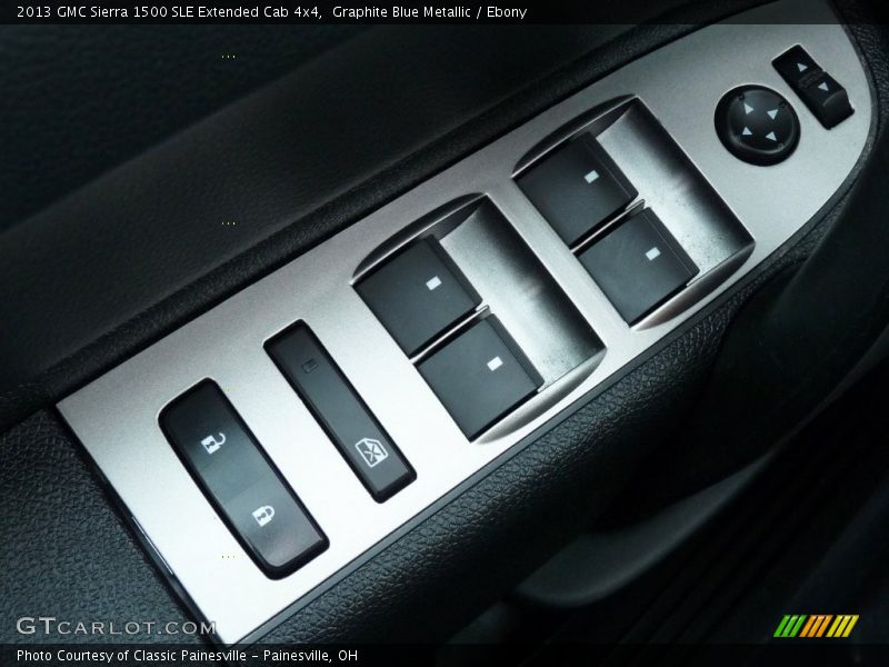 Graphite Blue Metallic / Ebony 2013 GMC Sierra 1500 SLE Extended Cab 4x4