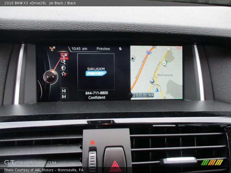 Jet Black / Black 2016 BMW X3 xDrive28i