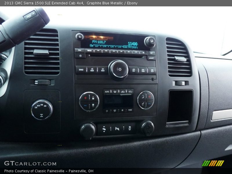 Graphite Blue Metallic / Ebony 2013 GMC Sierra 1500 SLE Extended Cab 4x4