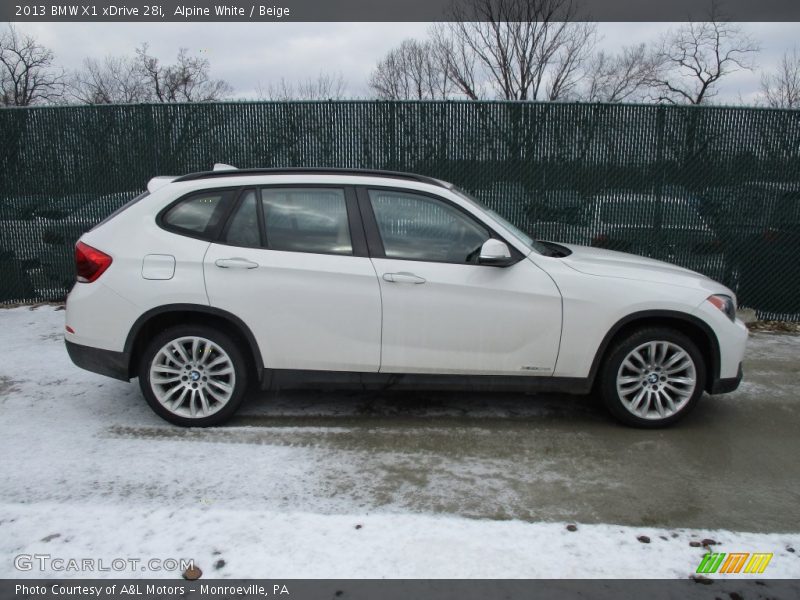 Alpine White / Beige 2013 BMW X1 xDrive 28i