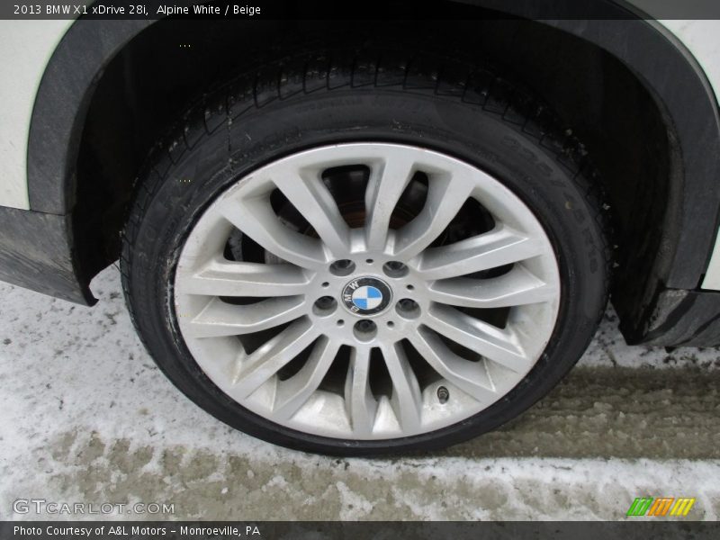 Alpine White / Beige 2013 BMW X1 xDrive 28i