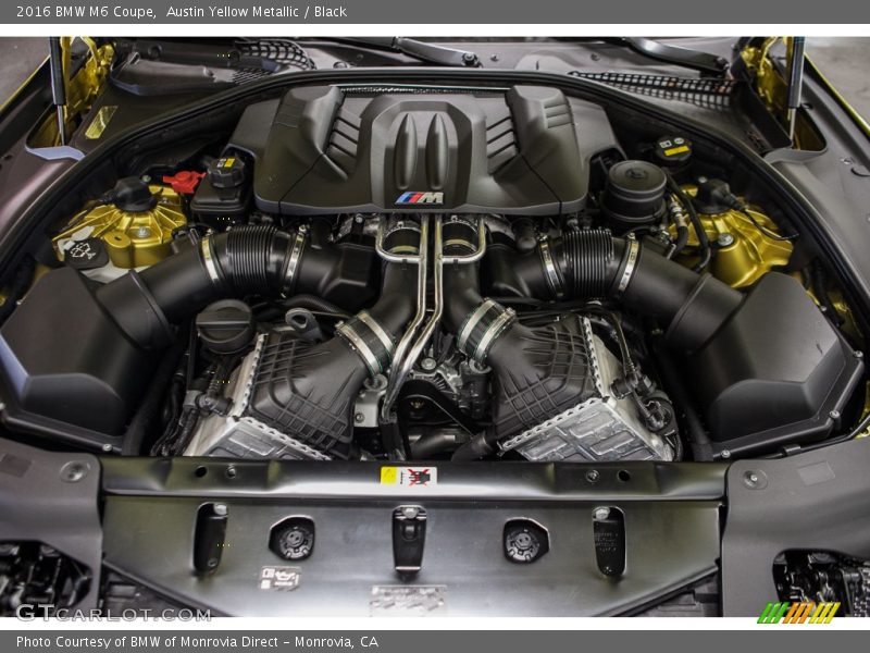  2016 M6 Coupe Engine - 4.4 Liter M TwinPower Turbocharged DI DOHC 32-Valve VVT V8