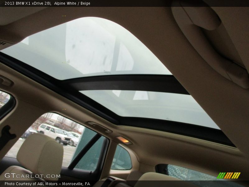 Alpine White / Beige 2013 BMW X1 xDrive 28i