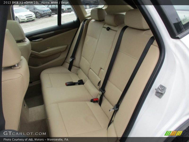 Alpine White / Beige 2013 BMW X1 xDrive 28i