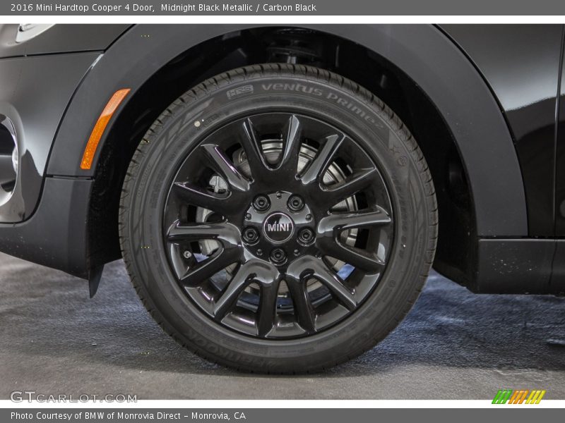 Midnight Black Metallic / Carbon Black 2016 Mini Hardtop Cooper 4 Door