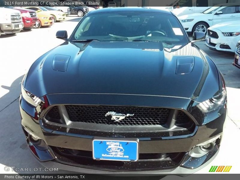 Shadow Black / Ebony 2016 Ford Mustang GT Coupe