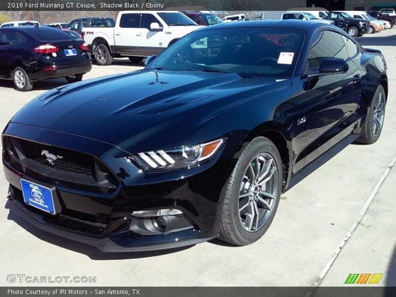 Shadow Black / Ebony 2016 Ford Mustang GT Coupe