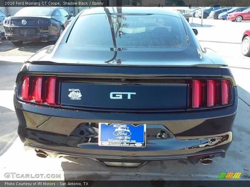 Shadow Black / Ebony 2016 Ford Mustang GT Coupe