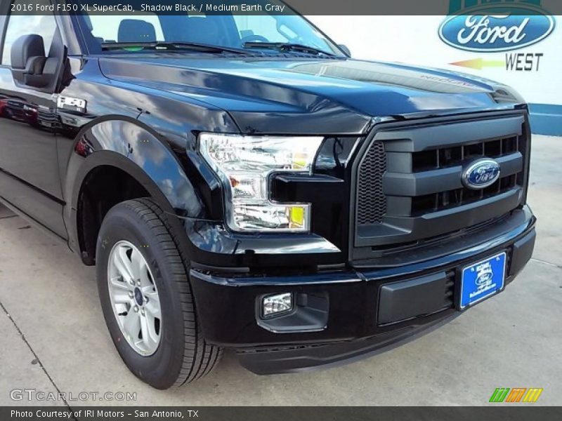 Shadow Black / Medium Earth Gray 2016 Ford F150 XL SuperCab