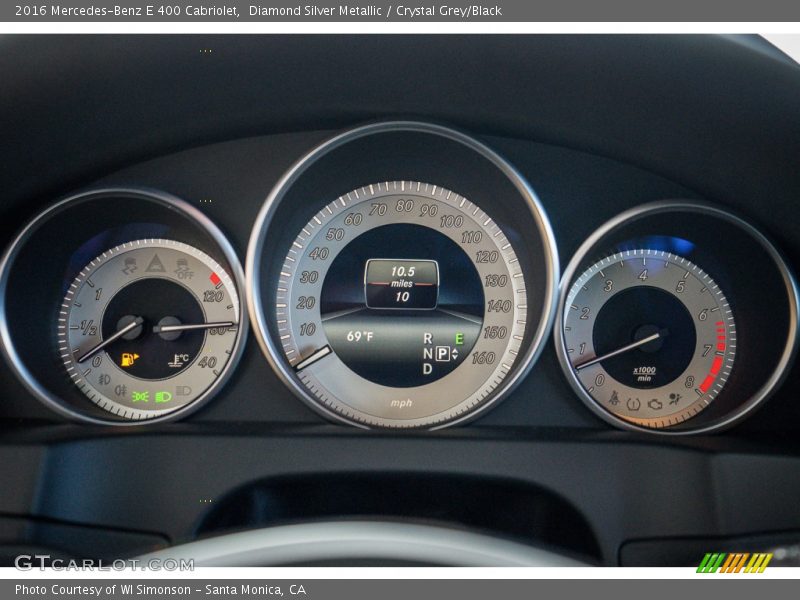 Diamond Silver Metallic / Crystal Grey/Black 2016 Mercedes-Benz E 400 Cabriolet