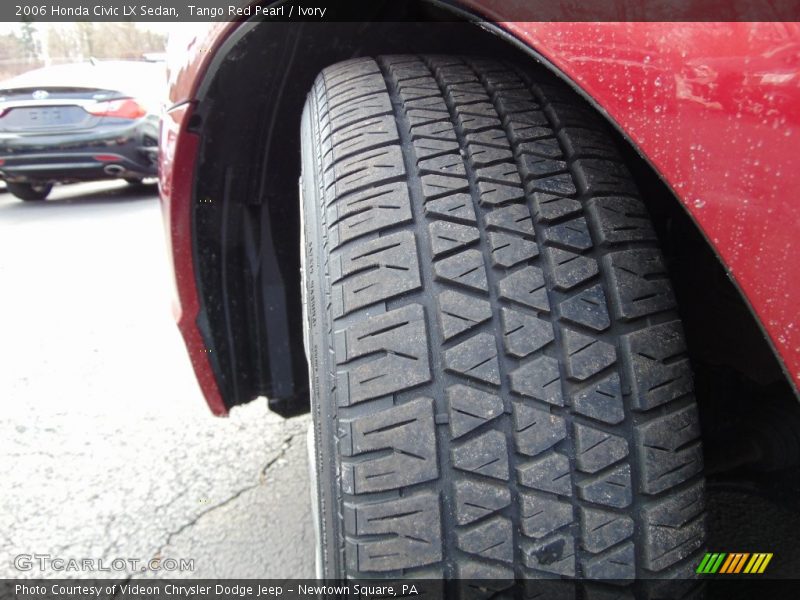 Tango Red Pearl / Ivory 2006 Honda Civic LX Sedan