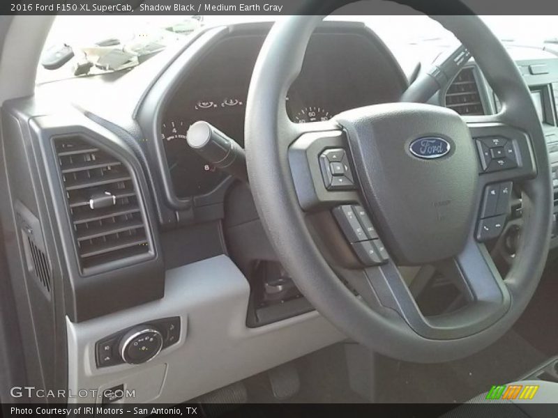 Shadow Black / Medium Earth Gray 2016 Ford F150 XL SuperCab