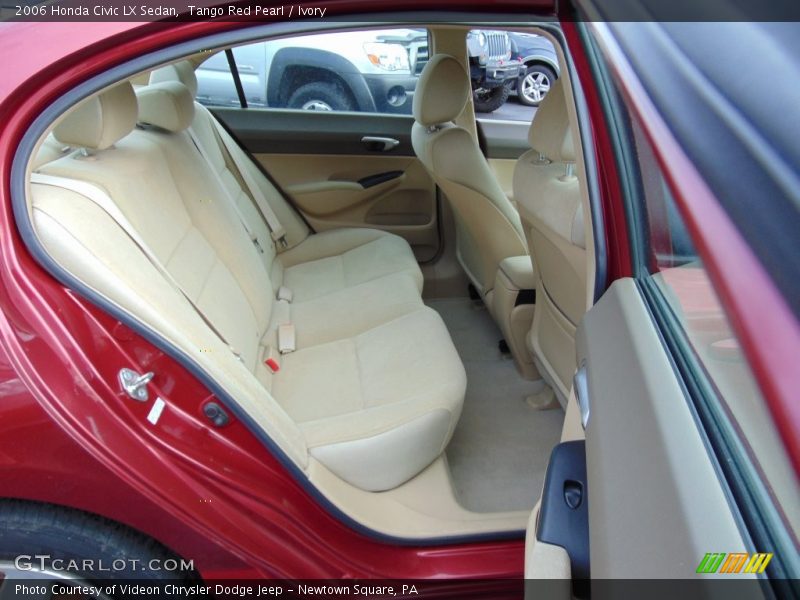 Tango Red Pearl / Ivory 2006 Honda Civic LX Sedan