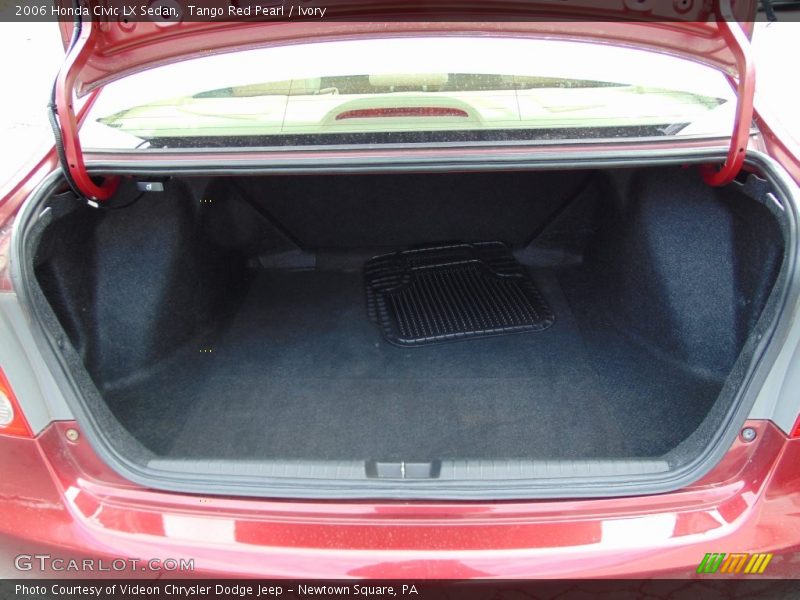 Tango Red Pearl / Ivory 2006 Honda Civic LX Sedan
