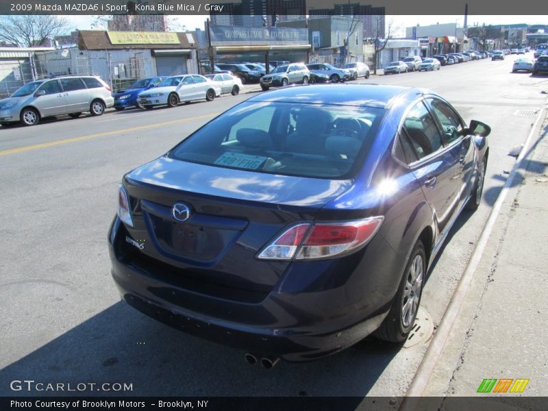 Kona Blue Mica / Gray 2009 Mazda MAZDA6 i Sport