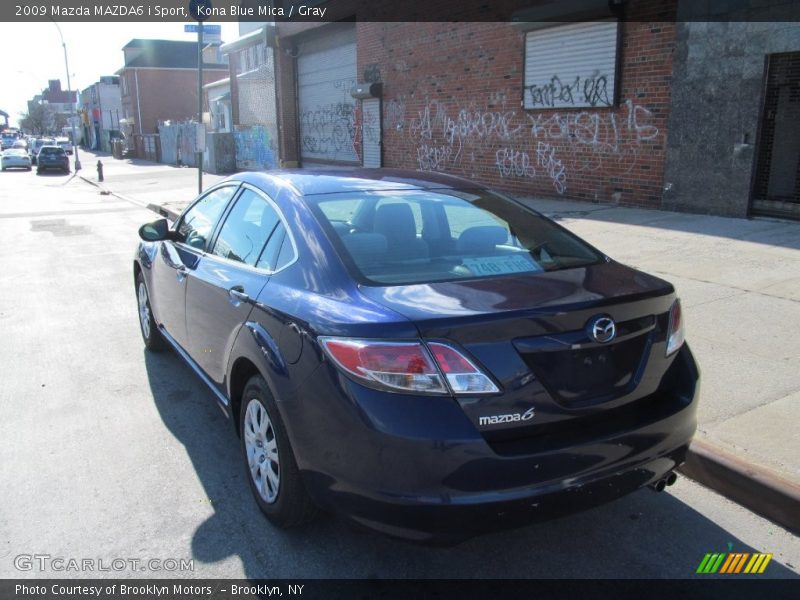 Kona Blue Mica / Gray 2009 Mazda MAZDA6 i Sport